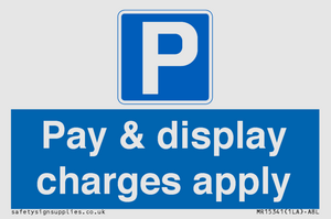Pay & display charges apply